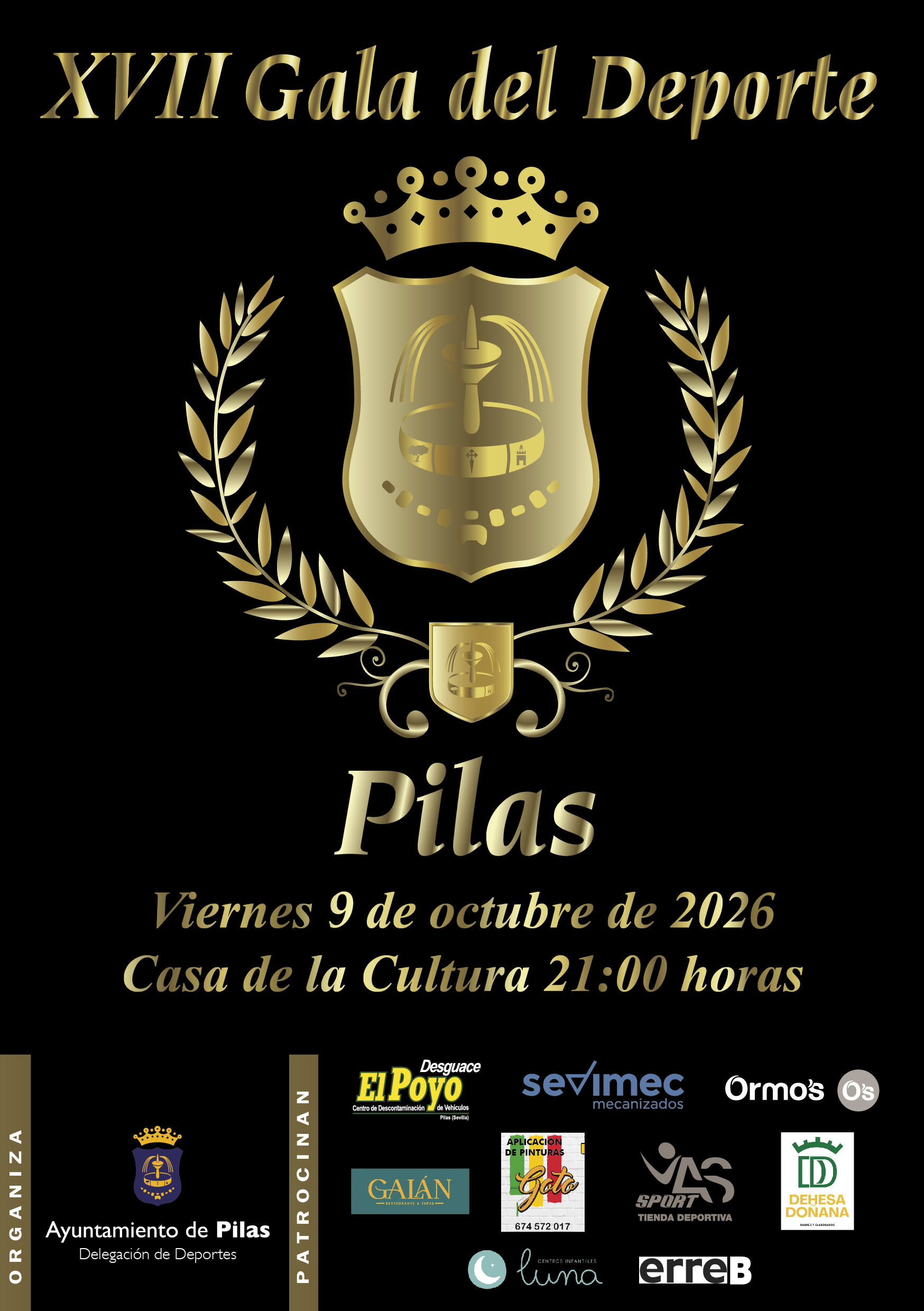 CARTEL XVII GALA DEL DEPORTE 2026