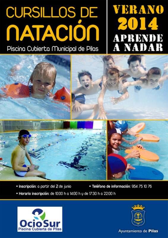 Natacion_cartel cursos verano 2014