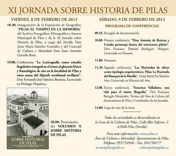 PROGRAMA JORNADAS HISTORIA