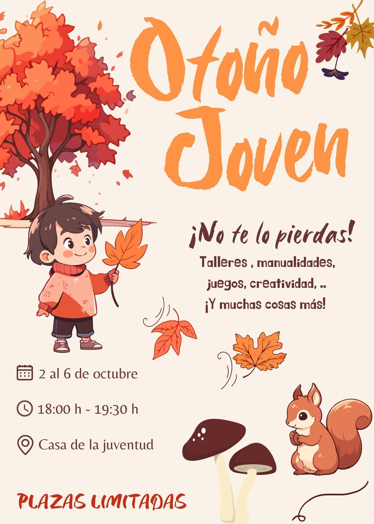 otoño joven pilas