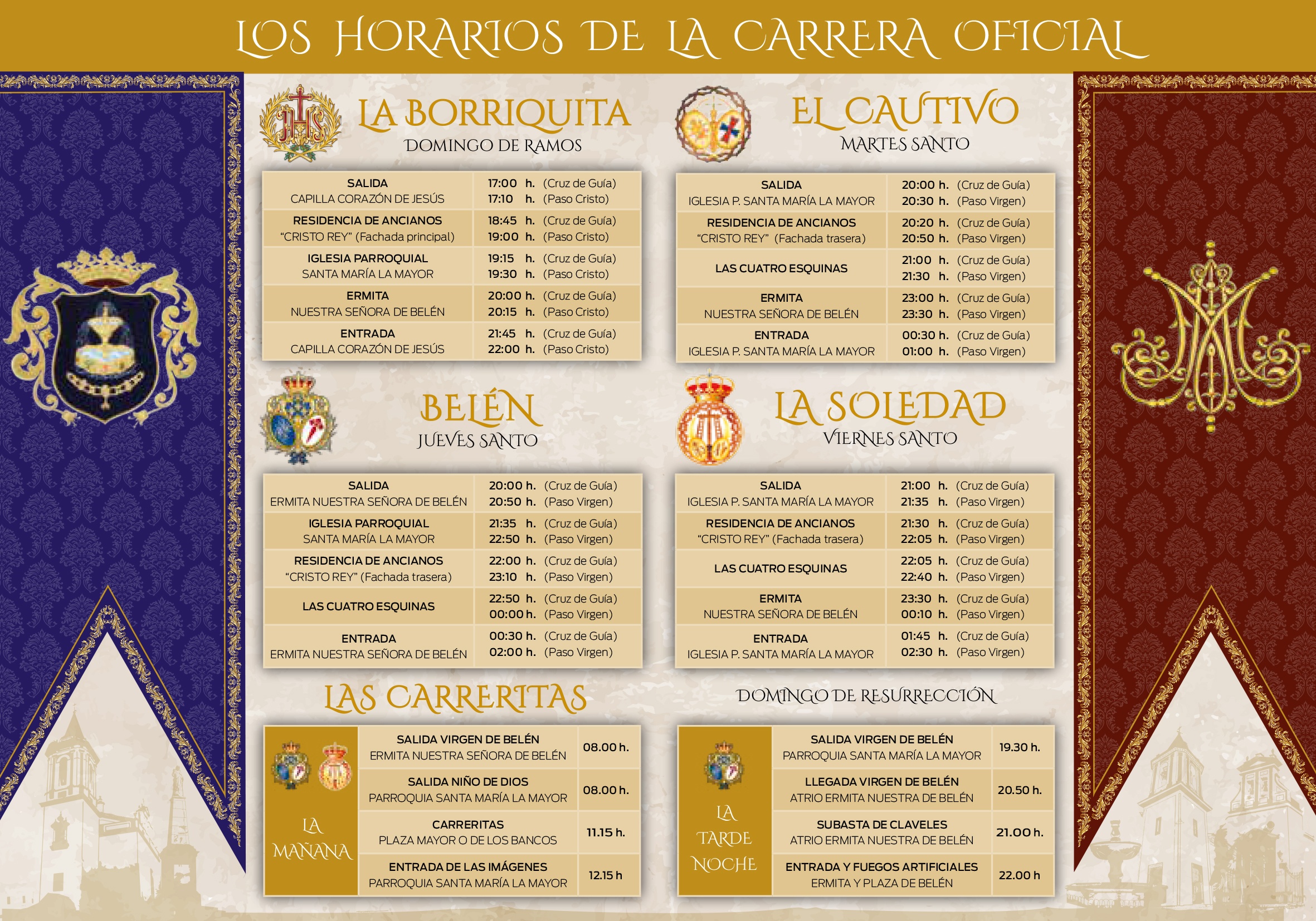 ssantapilas24 horarios cofradias