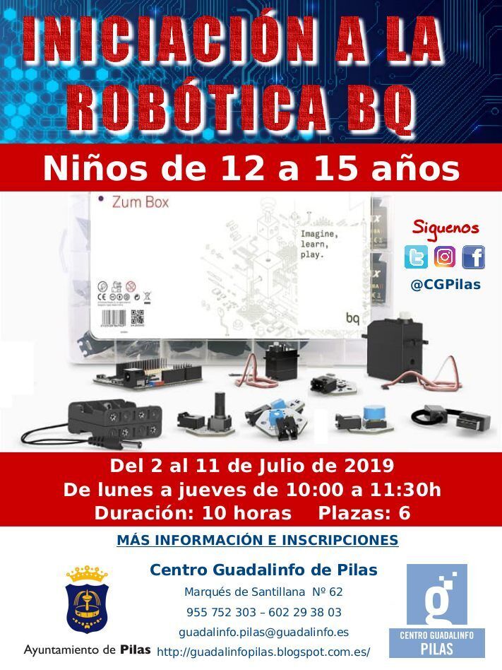 07.Julio 2019 Robótica bq