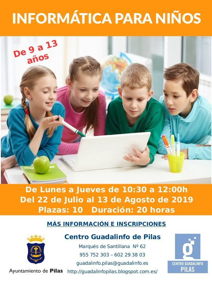 08.Agosto 2019. Informática niños