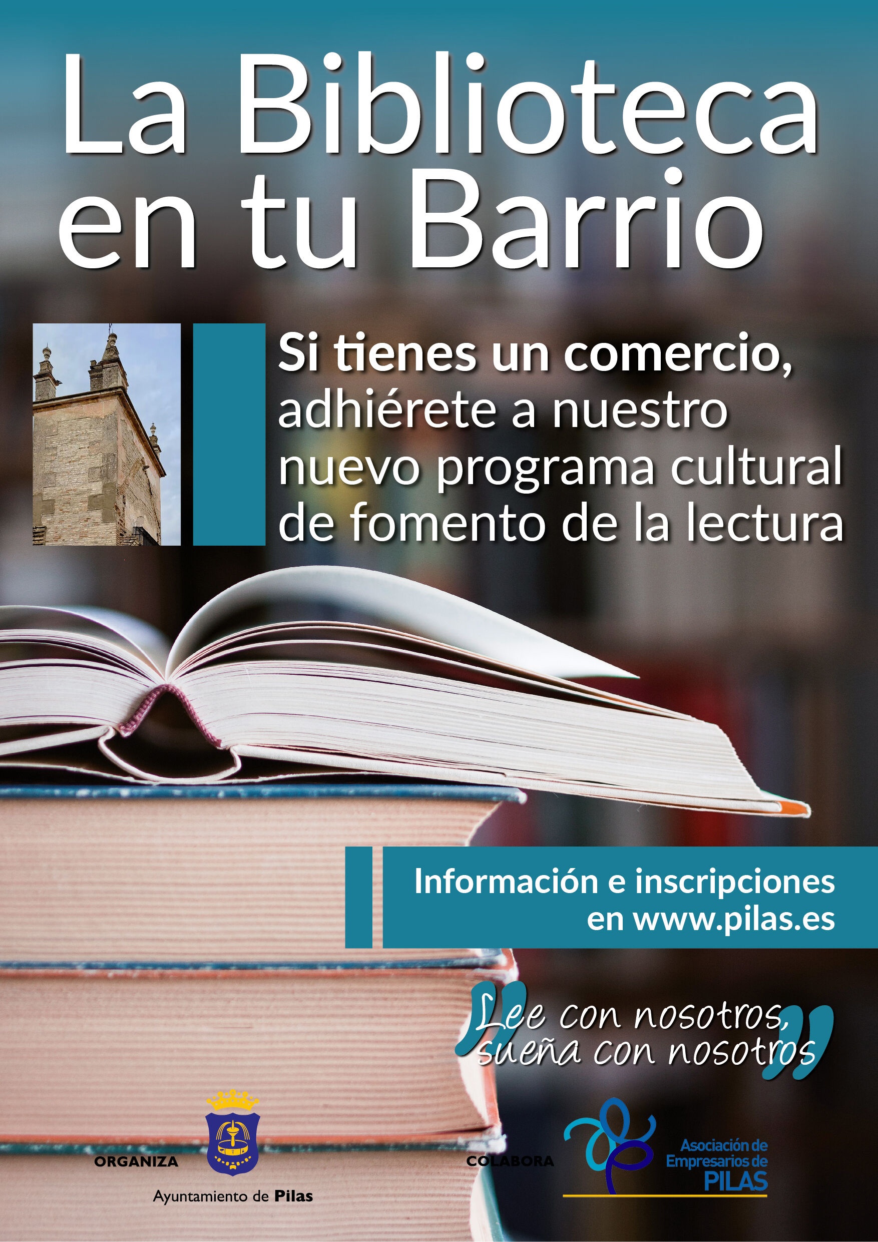 CARTEL BIBLIOTECA EN TU BARRRIO