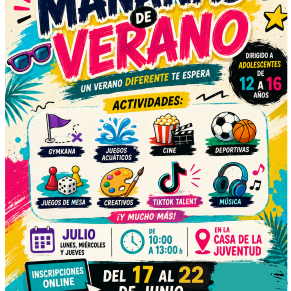 CARTEL MAÑANAS DE VERANO
