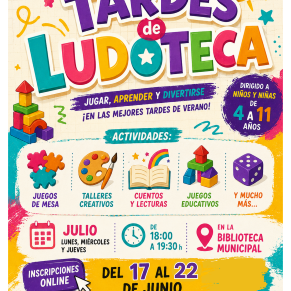 CARTEL TARDES DE LUDOTECA