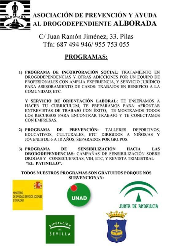 CARTEL SERVICIOS ALBORADA 2012