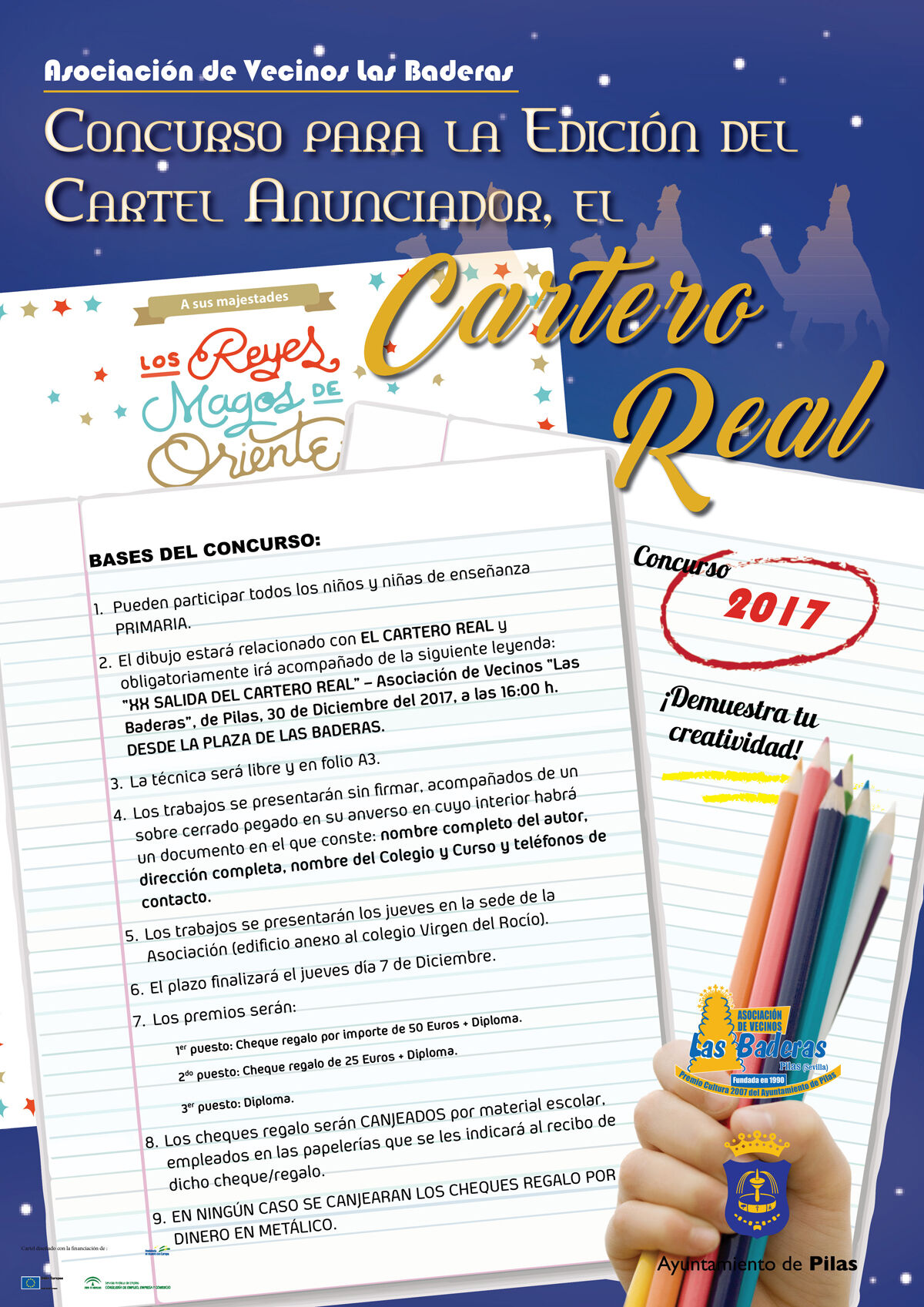 Cartel Concurso Cartero Real