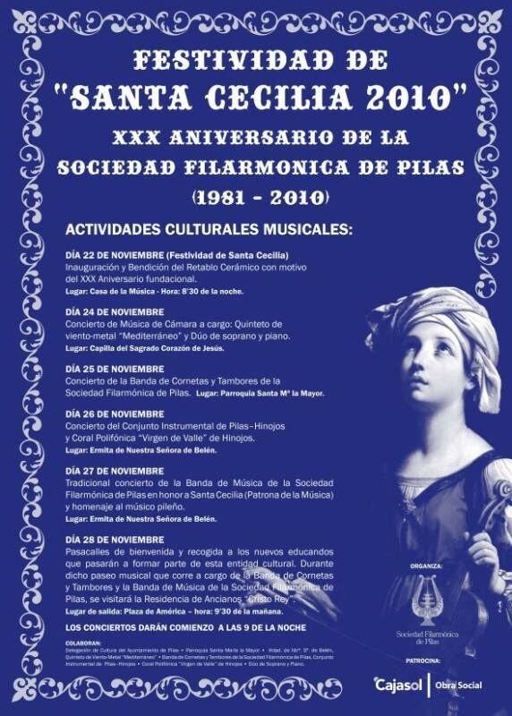 Cartel Santa Cecilia