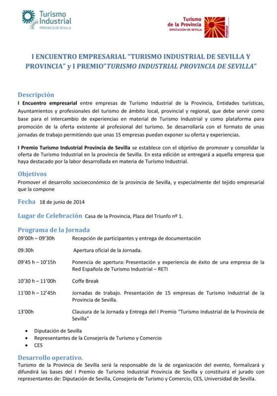 Ficha Encuentro Turismo Industrial 2014