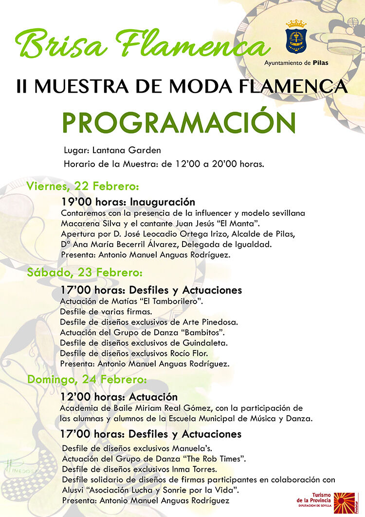 II Muestra Moda Flamenca Pilas Programacion web