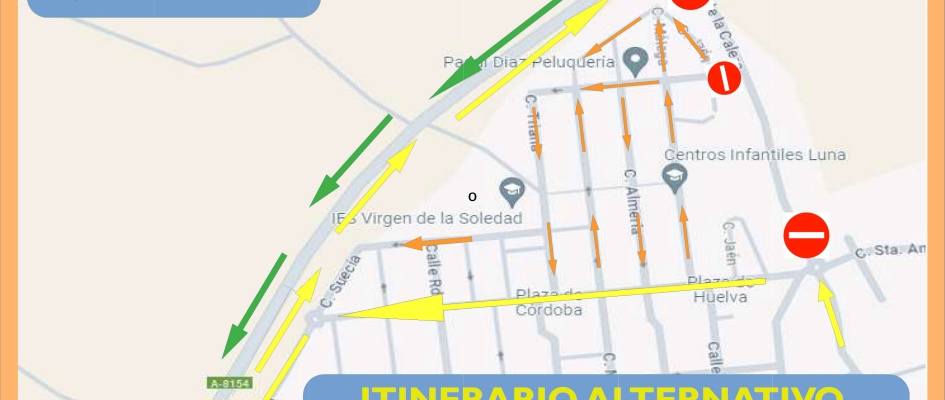 INDICACIONES obras entrada carrion marzo 2024