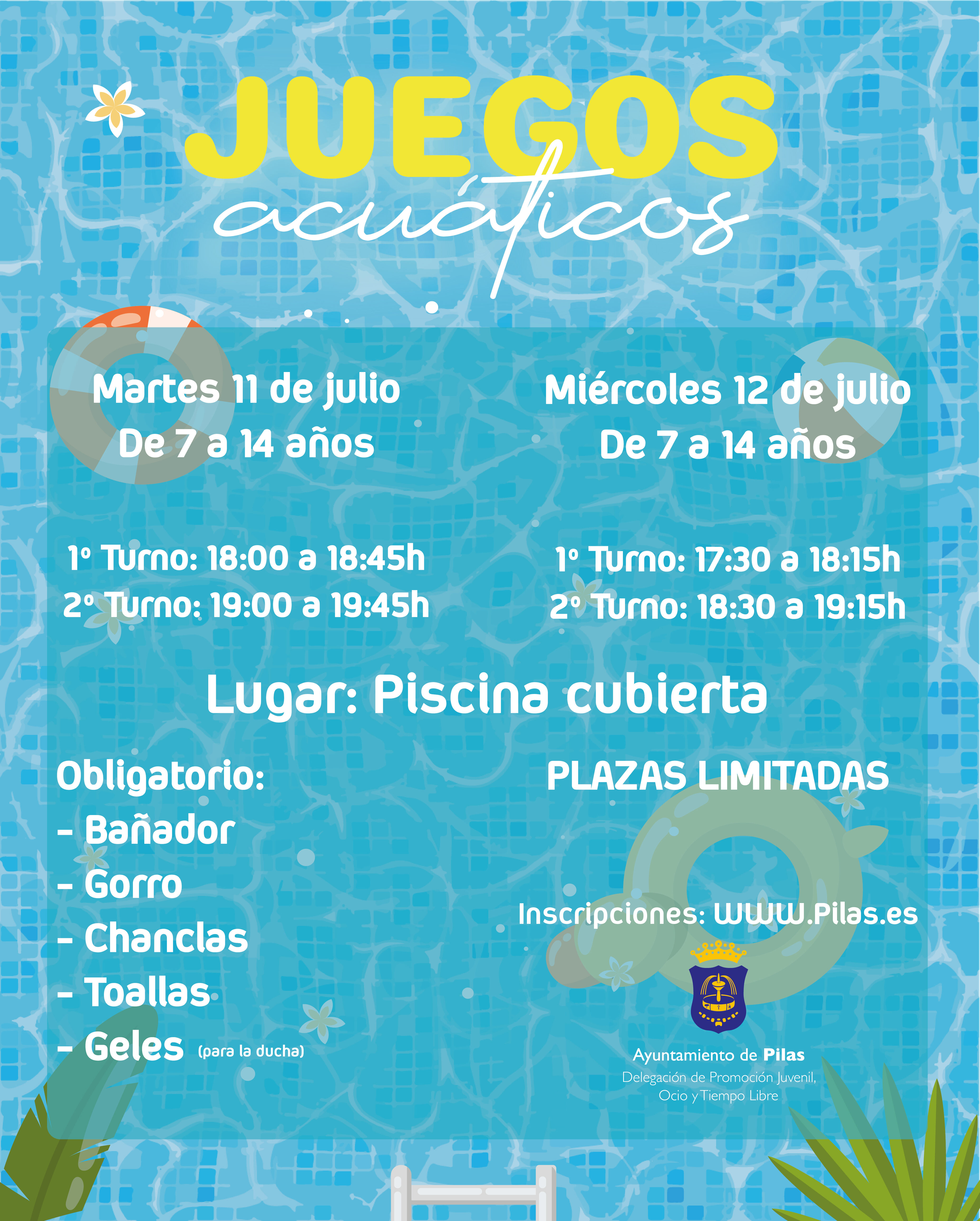 JUEGOS ACUÁTICOS publicación