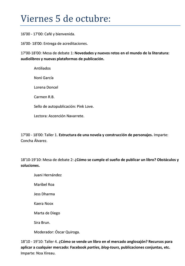 Programacion Encuentro Romantica 25-09-2018-1