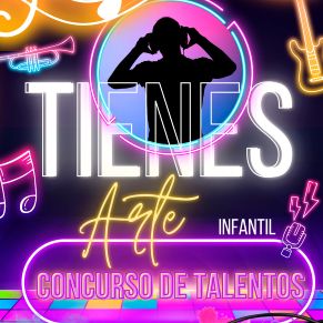 Tienes arte infantil cartel