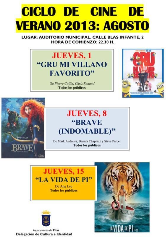 cine verano agosto 2013