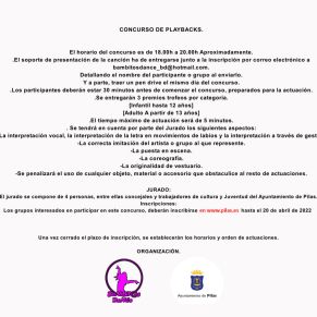 concurso playbacks abril 2022 bases