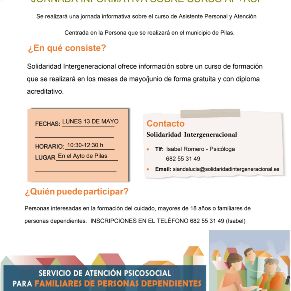 curso asistente personal   acp reunion informativa