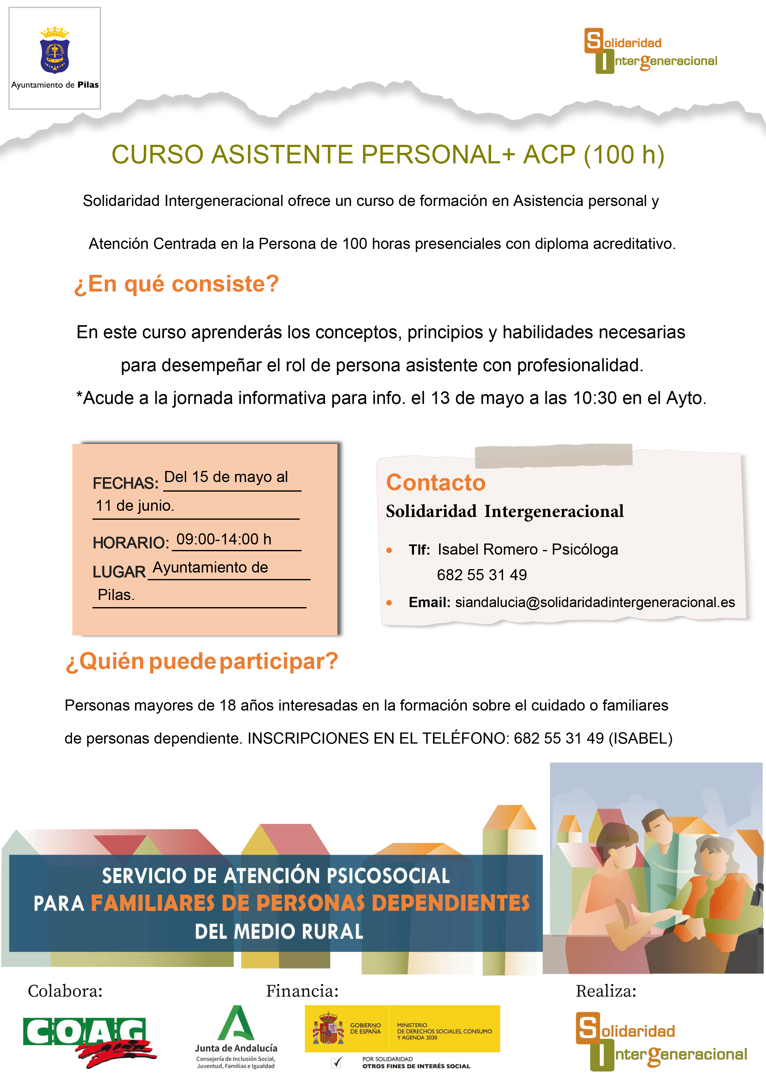 curso asistente personal   acp