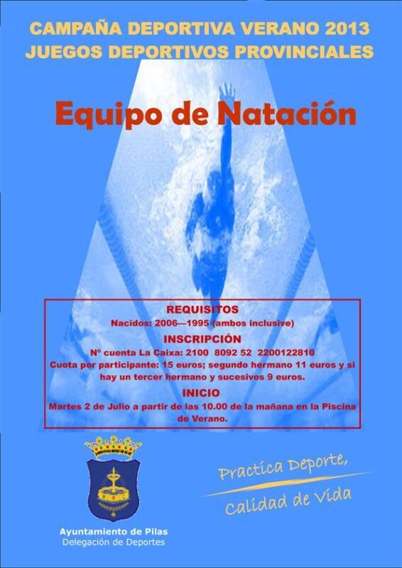 equipo natación 2013