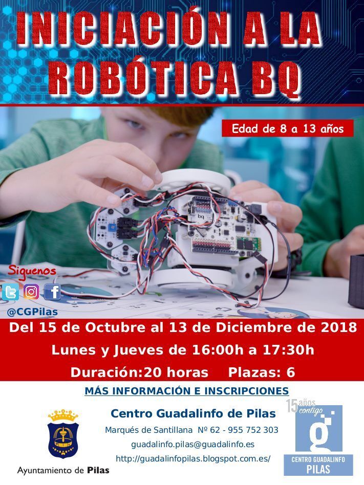 guadalinfo Octubre 2018 Robótica