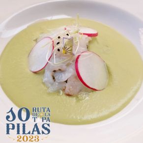 larama Ajoverde de Aceituna Manzanilla, Rape marinado y tomate ok