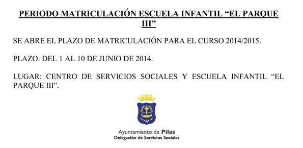 matriculación_guarderia_2014-15
