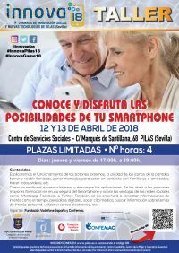 Inscripciones taller CONOCE Y DISFRUTA LAS POSIBILIDADES DE TU SMARTPHONE