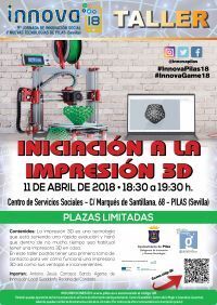 Inscripciones taller IMPRESIÓN 3D