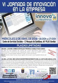 Inscripciones jornada VI JORNADA DE INNOVACIÓN EN LA EMPRESA