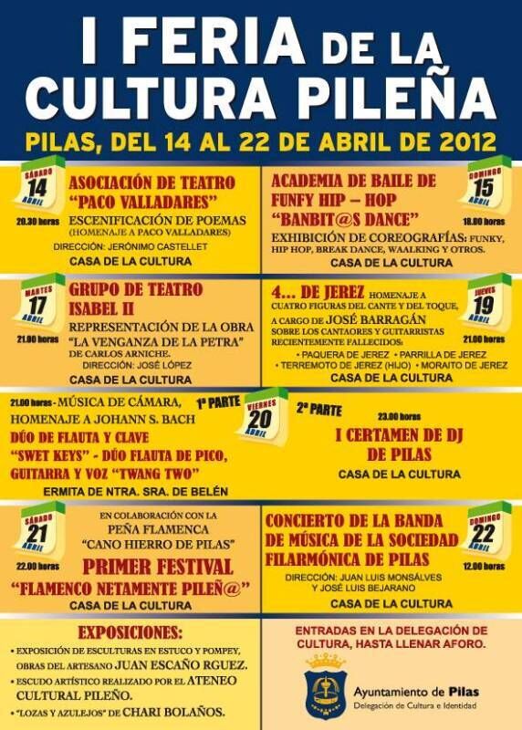 programa I FERIA CULTURA PILEÑA (1)
